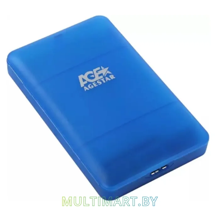 Бокс для жесткого диска AgeStar 3UBCP3 (синий)